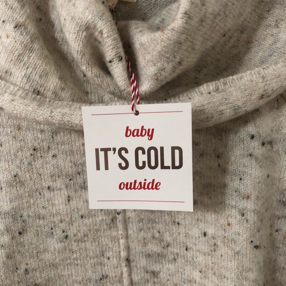 NWT Yes Lola speckled cowl neck sweater XS - Picture 5 of 11